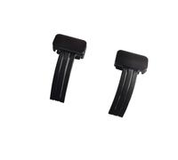 YELEMEABHB 14mm 16mm 18mm 20mm 22mm Metal Folding Watch Buckle Clasp for Universal Silicone Leather Watchbands Strap Metal Clasp Accessory Watch clasp(Black-22mm)
