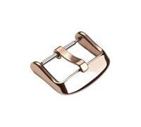YELEMEABHB 18mm 20/22mm Solid Stainless Steel Buckle for Men's and Women's Watches Universal Belt Needle Silicone Strap Silve Watch Clasp(G,16mm)