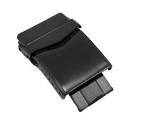 YELEMEABHB 18mm 22mm 20mm Solid Stainless Steel Watchband Buckle Fit For Seiko Strap Clasps Double Lock Button Buckles Watch clasp(Black-no logo,20mm)