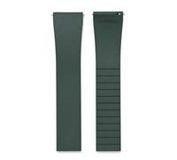 YELEMEABHB 20-21mm Watch Fold Deployant Clasp Double Click Spring Fast Release Stainless Steel 316L Watch Strap Folding Buckle Watch strap(Green No buckle,20mm)