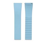 YELEMEABHB 20-21mm Watch Fold Deployant Clasp Double Click Spring Fast Release Stainless Steel 316L Watch Strap Folding Buckle Watch strap(Sky blue No buckle,20mm)