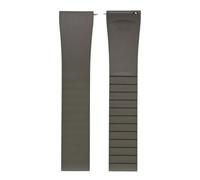 YELEMEABHB 20-21mm Watch Fold Deployant Clasp Double Click Spring Fast Release Stainless Steel 316L Watch Strap Folding Buckle Watch strap(Brown No buckle,21mm)