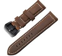 YELEMEABHB 20 22 26mm Genuine Leather Watchband Fit For Garmin Fenix 6X 6 6S Pro 5X 5 5S Fit For Plus Fenix 3 3HR Forerunner 935 945 Watch Band Strap Watch strap(Dark brown,For Fenix 6S pro)