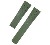 YELEMEABHB 22mm Rubber Band Fit For TAG Heuer F1 Fit For CAZ201 WAZ2113 CAZ1010 Watchband Breathable Silicone Soft Rubber Bracelet And Folding Buckle Watch strap(Dark green,22mm Black)