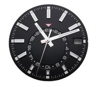 YELEMEABHB 28.5mm rose black blue green white sterile luminous watch dial hands fit NH35 movement dial(Black)