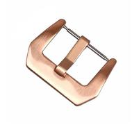 YELEMEABHB 304L Metal Clasp 16mm 18mm 20mm 22mm 24mm 26mm Men Women Watch Band Strap Universal Stainless Steel Buckle Watch Clasp(Rose Gold 16mm)