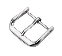 YELEMEABHB 3pcs Wholesale 19 Styles Stainless Steel Watch Buckle 12 14 16 18 20 22 23 24 26 28mm Silver Meatl Watchband Clasp Strap Accessories Watch Clasp(Type 2,26mm)