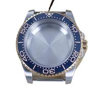 YELEMEABHB 40mm Watch Case Rose Gold Silver 316L Stainless Steel Sapphire Glass Parts Fit For Seiko Nh35 Nh36 Nh34 4R36 2824 8205 Watch Case(Solid Bottom Cover 1,ETA2824 PT5000)