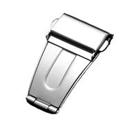 YELEMEABHB 5PCS Polished Matte 1PC 22mm Watch Buckle 18mm 20mm 21mm Strap Double Click Butterfly Clasp Button Band Fold Accessories Watch Clasp(5PCS Polished 20mm)