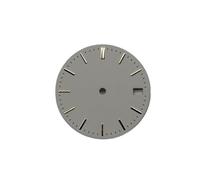 YELEMEABHB Blank Watch Dial 28.5mm glossy matte Faces white black color gold silver real hour index pin for NH35 Movement dial(Matte white)