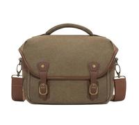 YELEMEABHB Canvas Camera Bag DSLR/SLR/Mirrorless Small Sling Bags Cross-Body Case Compact Shoulder for Photographers with Rain Cover Vintage for Men and Women Camera Bag(Khkai)