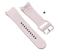 YELEMEABHB Comfort Eco-Silicone Strap Fit For Samsung Galaxy Watch 7 6 Classic 47mm 43mm 5 Pro 45mm 4 40mm 44mm Quick Switch Band Watch strap(6 Star White,S M)