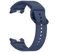 YELEMEABHB Comfort Eco-Silicone Strap Fit For Samsung Galaxy Watch 7 6 Classic 47mm 43mm 5 Pro 45mm 4 40mm 44mm Quick Switch Band Watch strap(Midnight blue,4 4044mm)
