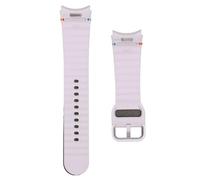 YELEMEABHB Comfort Eco-Silicone Strap Fit For Samsung Galaxy Watch 7 6 Classic 47mm 43mm 5 Pro 45mm 4 40mm 44mm Quick Switch Band Watch strap(Silver Grey,M L)