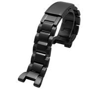 YELEMEABHB Fit For Casio G-Shock Watch Band GST-210 GST-W300 GST-400G GST-B100 S100D/S110D/W110 Watchband Stainless Steel Strap Bracelet Watch strap(Black)