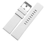 YELEMEABHB Fit For Diesel DZ7333 DZ7348 DZ4318 Leather Watchband 22mm 24mm 26mm 28mm 30mm Black White Brown Red Watch Strap Watch strap(SGS,22mm)
