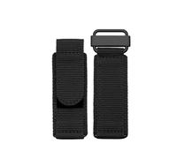YELEMEABHB Fit For Seiko Diesel Strap Black Blue Army Green Fit For Nylon Watchband 22mm 24mm With Hook-and-loop Buckle Canvas Bracelet Watch strap(Black black,24mm)