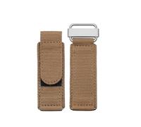 YELEMEABHB Fit For Seiko Diesel Strap Black Blue Army Green Fit For Nylon Watchband 22mm 24mm With Hook-and-loop Buckle Canvas Bracelet Watch strap(Khaki silver,22mm)