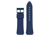 YELEMEABHB Fit For W0247G3 W0040G3 W0040G7 Rubber Watchband Blue Black 22mm Silicone Rubber Braceletbrand Sport Watch Strap Watch strap(Blu)
