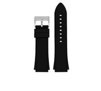 YELEMEABHB Fit For W0247G3 W0040G3 W0040G7 Rubber Watchband Blue Black 22mm Silicone Rubber Braceletbrand Sport Watch Strap Watch strap(Black)
