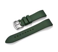 YELEMEABHB Fluorine Rubber Watch Strap Quick Release Watchband 22-23-24mm For Each Brand Diving Watch Bands Watch strap(Green Black,23mm)
