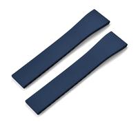 YELEMEABHB Fluoro Rubber Watch Band CTS FKM Strap 16 18 19 20 21 22mm Cut To Size Fast Release Adjustable Universal Bracelet Black Buckle Watch clasp(No Buckle,22mmx18mm)