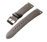 YELEMEABHB Handmade Palm Grain Genuine Leather Strap 18 19 20 22MM Brown Black Gray Vintage Men Watch Bracelet Suitable For Antique Watch strap(A rose gold,19mm)