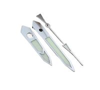 YELEMEABHB NH35 Hands C3 Green Luminous Hands Silver 8mm x 12mm x 12.5mm Hands Watch Accessories Suitable for NH35 NH36 NH38 4R 7S Movement Hand
