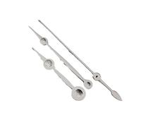 YELEMEABHB NH35 Hands No Luminous Watch Accessories Three Hands 12.5mm/16mm/16mm for NH35 NH36 4R 7S Automatic Movement Hand(Silver)