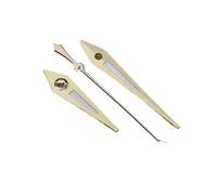 YELEMEABHB NH35 Hands Silver Gold Rose Gold and Black Hands Strong Green Luminous Hands Suitable for NH35/NH36/4R/7S Movement Hand(C)