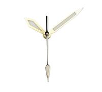YELEMEABHB Polished Silver Gold Watch Hands C3 Green Blue Bright Luminous Clock Hand Fit for Seiko Nh35 Nh36 Movement Mods Hand(A)