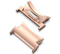 YELEMEABHB Quick Fit Connector Fit For Samsung Galaxy Watch 6 5 4 40mm 44mm Fit For Galaxy Watch6 Classic 42 46 43 47mm 2pcs Tainless Steel Adapter Watch clasp(RG,20mm)