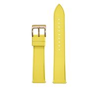 YELEMEABHB Rubber Watch Strap 22mm Quick Release Watch Bands Diving Waterproof Soft Wristband Watch strap(FKM-Yellow 3)
