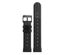 YELEMEABHB Rubber Watchband Fit For Seiko 007 Gear S2 S3 fit for Huawei Watch2 Pro Wristband Sport Diving Silicone Replace Strap 20mm 22mm Belt Watch strap(Black black clasp,20mm)