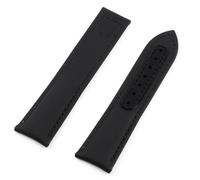 YELEMEABHB Sailcloth Watch Band 20mm 22mm Beige Gray Green Black Quick Release Waterproof Watchband Cowhide Strap Folding Buckle Watchwrist Watch strap(Black,20mm)