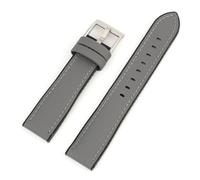 YELEMEABHB Sailcloth Waterproof Watch Band & Silicone Watch Strap 18mm 20mm 22mm Fabric Watchband Universal Wrist Strap Sports Bracelet Watch strap(Seize If Grey,22mm)