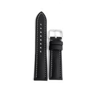YELEMEABHB Sailcloth Waterproof Watchband 18mm 19mm 20mm 21mm 22mm 23mm 24mm Quick Release Straps Fit For Omega Fit For Blancpain Fit For Seiko Divers Watches Watch strap(Black-gray line,20mm)