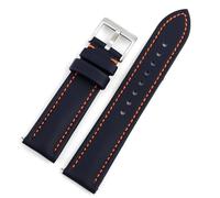YELEMEABHB Sailcloth Waterproof Watchband 18mm 19mm 20mm 21mm 22mm 23mm 24mm Quick Release Straps Fit For Omega Fit For Blancpain Fit For Seiko Divers Watches Watch strap(Blue-orange line,23mm)