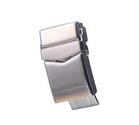 YELEMEABHB Solid Stainless Steel Watch Band Folding Buckle 18mm 20mm 22mm Double Push Butterfly Deployment Safety Clasp Accessories Watch clasp(20mm)