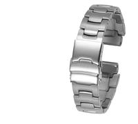 YELEMEABHB Solid Stainless Steel Watchband Fit For Casio PRG-260 270 550 PRW-3500 2500 5100 Watch Band Series Strap Bracelet 18mm Watch strap(Silver)