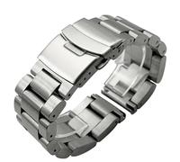 YELEMEABHB Solid Thickening 5.5mm 316L Stainless Steel Watchband Fit For Panerai Fit For Breitling Watch Band 22mm 24mm 26mm Metal Strap Wrist Bracelet Watch strap(Silver,24mm)