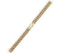 YELEMEABHB Stainless Steel Watchband 6mm 8mm 10mm Silver Golden Bracelet Replacement Strap Fit For Size Dial Lady's Watch Bracelet Watch strap(Gold,8mm)