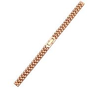 YELEMEABHB Stainless Steel Watchband 6mm 8mm 10mm Silver Golden Bracelet Replacement Strap Fit For Size Dial Lady's Watch Bracelet Watch strap(Rose gold,12mm)