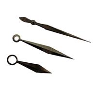 YELEMEABHB Sword Shaped Watch Hands for NH35/NH36/4R/7S Movement Gold/Rose/Blue/Black/Silver Pointers Accessories Hand(Gun Black)