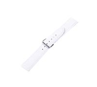 YELEMEABHB Ultra-thin Calfskin Leather Watchband 20mm 18mm 16mm 14mm 12mm Sweat Proof Strap Watch Accessories Watch strap(White,16mm)