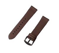YELEMEABHB Vintage Frosted Leather Strap For Watch 20mm 22mm Silicone Sport Bracelet Watchband Accessories Retro Wristband Watch strap(Dark Brown,20mm)