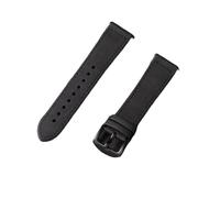 YELEMEABHB Vintage Frosted Leather Strap For Watch 20mm 22mm Silicone Sport Bracelet Watchband Accessories Retro Wristband Watch strap(Black,20mm)