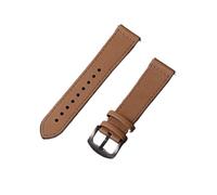 YELEMEABHB Vintage Frosted Leather Strap For Watch 20mm 22mm Silicone Sport Bracelet Watchband Accessories Retro Wristband Watch strap(Light Brown,22mm)