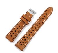 YELEMEABHB Vintage Handmade First Layer Cowhide Leather Watchband 18 19 20 21 22MM Leather Watch Strap Men Women Breathable Bracelet Watch strap(6,18mm)