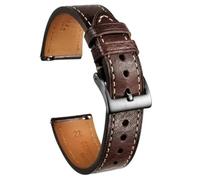 YELEMEABHB Watch Band For Men Vintage Soft Wrap Handmade Leather Wrist Straps Quick Release 22mm18mm20mm Watch strap(119COF,20mm)